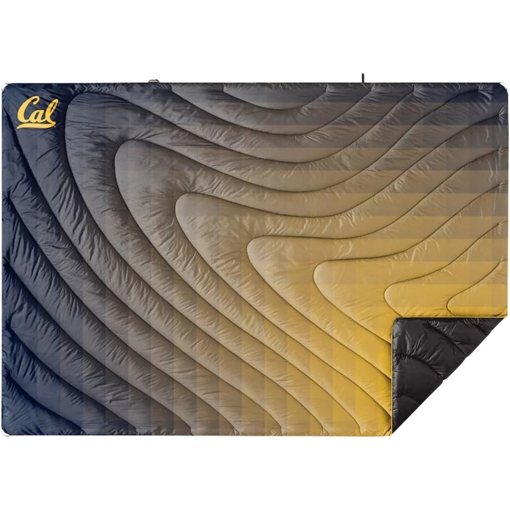 Cal Puffy Blanket - Gold and Black - Picture 3 of 7